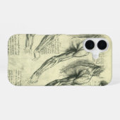De anatomie van de arm en schouder van Leonardo da iPhone 16 Hoesje (Achterkant horizontaal)