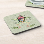 De anatomie van de kikker bier onderzetter (Linkerzijde)