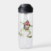 De anatomie van de kikker waterfles (Achterkant)