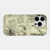 De anatomie van de menselijke hand van Leonardo da iPhone Hoesje (Achterkant horizontaal)