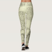 De anatomie van de menselijke hand van Leonardo da Leggings (Achterkant)