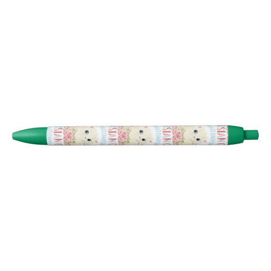 De Anatomie van de Perzische Kat Zwarte Inkt Pen (Voorkant)