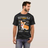 De Anatomie Van Een Corgi T-shirt (Voorkant volledig)