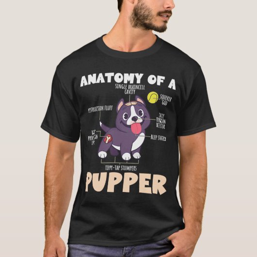 De anatomie van een dier met een hogere anatomie t-shirt (Voorkant)