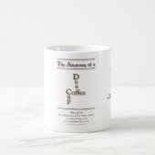 De anatomie van een "dove koffiebeker" koffiemok (Center)