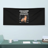 De anatomie van een Duitse herder Spandoek (Beurs)