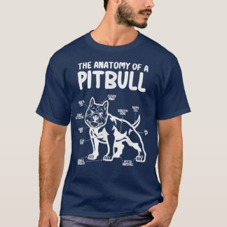 De anatomie van een Pitbull Hondenliefhebber, Funn T-shirt