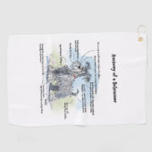 De Anatomie van een Schnauzer Golfhanddoek (Horizontaal)