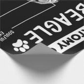 De anatomie van een slaghond cadeaupapier (Hoek)