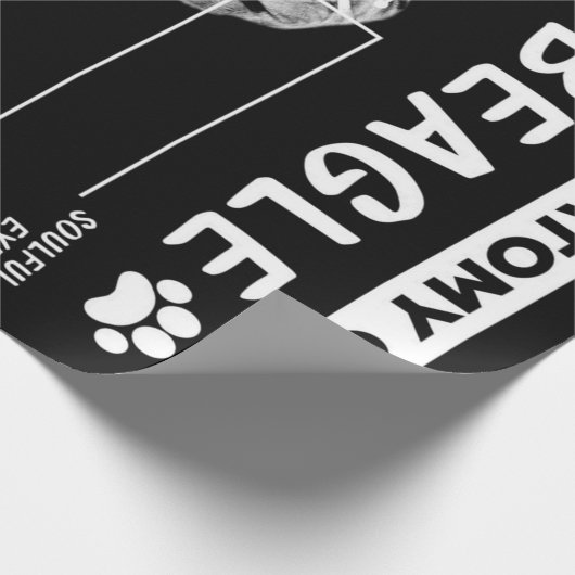 De anatomie van een slaghond cadeaupapier (Hoek)