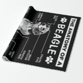 De anatomie van een slaghond cadeaupapier (Uitgerold)