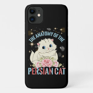 De anatomie van het Perzische katje Case-Mate iPhone Case