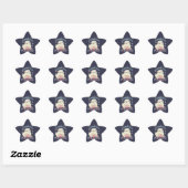 De anatomie van het Perzische katje Ster Sticker (Vel)
