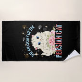 De anatomie van het Perzische katje Strandlaken (Voorkant)