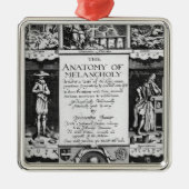 De anatomie van Melancholy Metalen Ornament (Voorkant)