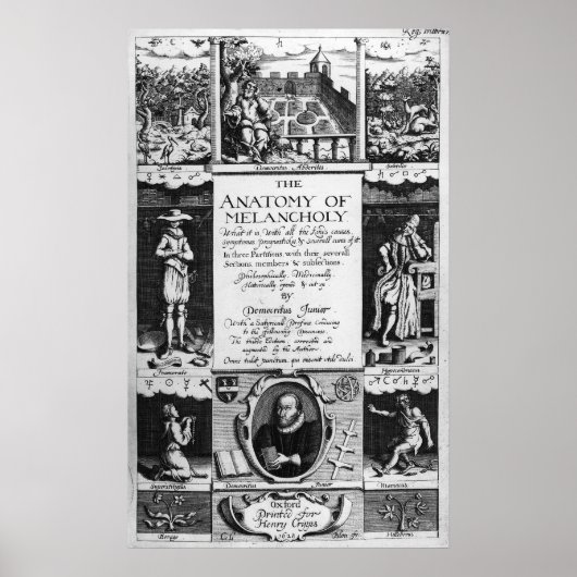 De anatomie van Melancholy Poster (Voorkant)