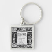 De anatomie van Melancholy Sleutelhanger (Voorkant)