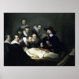 De anatomieles van Dr. Nicolaes Tulp Poster