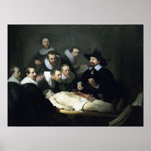 De anatomieles van Dr. Nicolaes Tulp Poster (Voorkant)