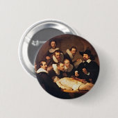 De anatomieplaats door Rembrandt Ronde Button 5,7 Cm (Voorkant /achterkant)