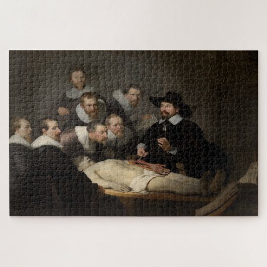 De anatomische les: een meesterwerk van Rembrandt Legpuzzel (Horizontaal)
