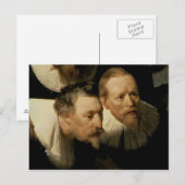 De Anatomy Lesson van Dr. Nicolaes Tulp, 1632 Briefkaart (Voorkant / Achterkant)