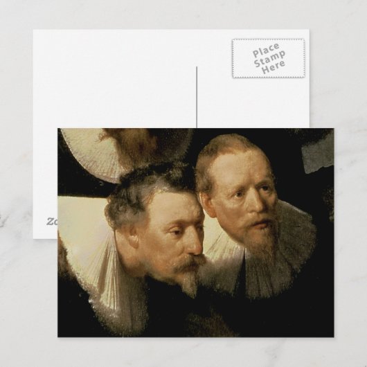 De Anatomy Lesson van Dr. Nicolaes Tulp, 1632 Briefkaart (Voorkant / Achterkant)