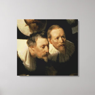 De Anatomy Lesson van Dr. Nicolaes Tulp, 1632 Canvas Afdruk