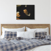 De Anatomy Lesson van Dr. Nicolaes Tulp, 1632 Canvas Afdruk (Insitu (Slaapkamer))