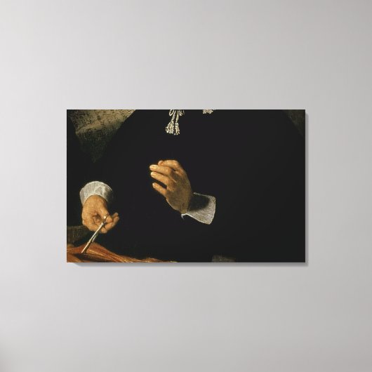 De Anatomy Lesson van Dr. Nicolaes Tulp, 1632 Canvas Afdruk (Voorkant)