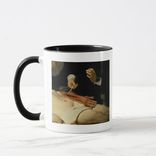 De Anatomy Lesson van Dr. Nicolaes Tulp, 1632 Mok (Links)
