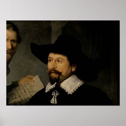 De Anatomy Lesson van Dr. Nicolaes Tulp, 1632 Poster (Voorkant)