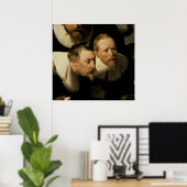 De Anatomy Lesson van Dr. Nicolaes Tulp, 1632 Poster (Thuiskantoor)