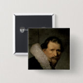 De Anatomy Lesson van Dr. Nicolaes Tulp, 1632 Vierkante Button 5,1 Cm (Voorkant /achterkant)