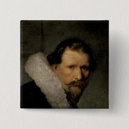 De Anatomy Lesson van Dr. Nicolaes Tulp, 1632 Vierkante Button 5,1 Cm (Voorkant)