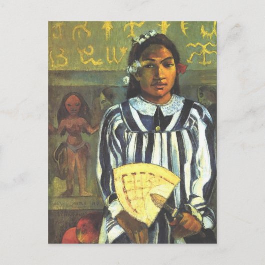 De Ancestoren van Tehamana - Paul Gauguin Briefkaart (Voorkant)