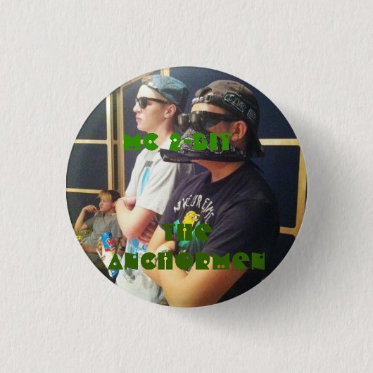 De Anchormen: Kennan Ronde Button 3,2 Cm (Voorkant)