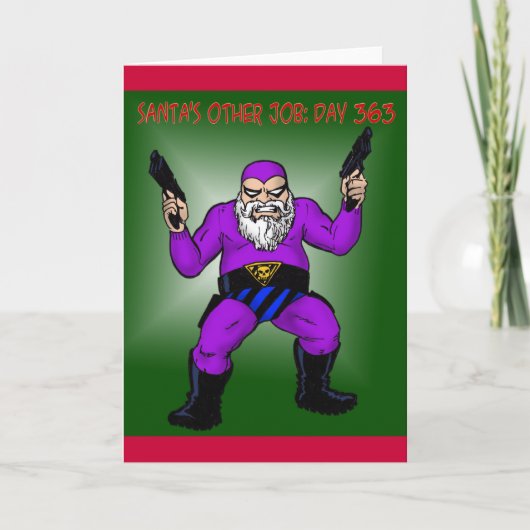 De andere baan van de Kerstman: Dag 363 Feestdagen Kaart (Voorkant)