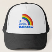 DE ANDERE HALF VAN MIJN RAINBOW (juist) Trucker Pet (Voorkant)
