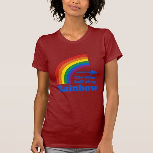 DE ANDERE HALF VAN MIJN RAINBOW (links) T-shirt (Voorkant)
