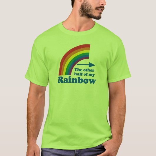 DE ANDERE HALF VAN MIJN RAINBOW (links) T-shirt (Voorkant)