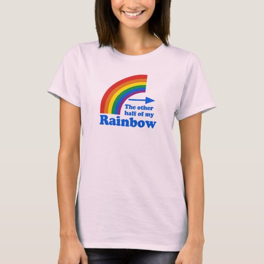 DE ANDERE HALF VAN MIJN RAINBOW (links) T-shirt (Voorkant)