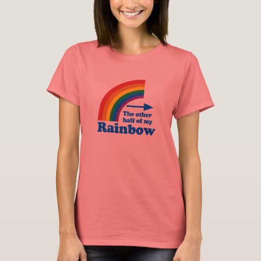 DE ANDERE HALF VAN MIJN RAINBOW T-SHIRT (Voorkant)
