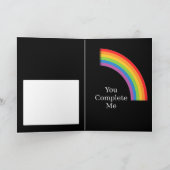 De andere helft van mijn regenboog kaart (Binnen)