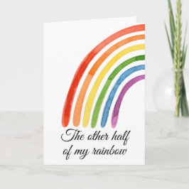 De Andere Helft Van Mijn Regenboog Maakt Me Comple Kaart