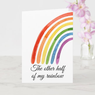 De Andere Helft Van Mijn Regenboog Maakt Me Comple Kaart