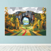 De Andere Kant Canvas Afdruk (Insitu (Houten vloer))