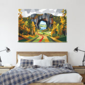 De Andere Kant Canvas Afdruk (Insitu (Slaapkamer))