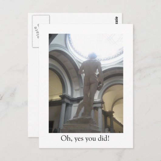 De andere kant van David Briefkaart (Voorkant / Achterkant)