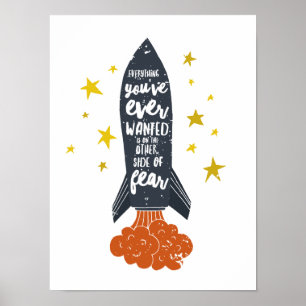 De andere kant van de angst poster